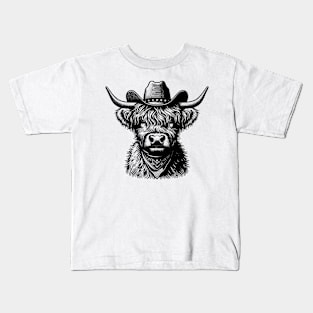 Highland Cow Kids T-Shirt